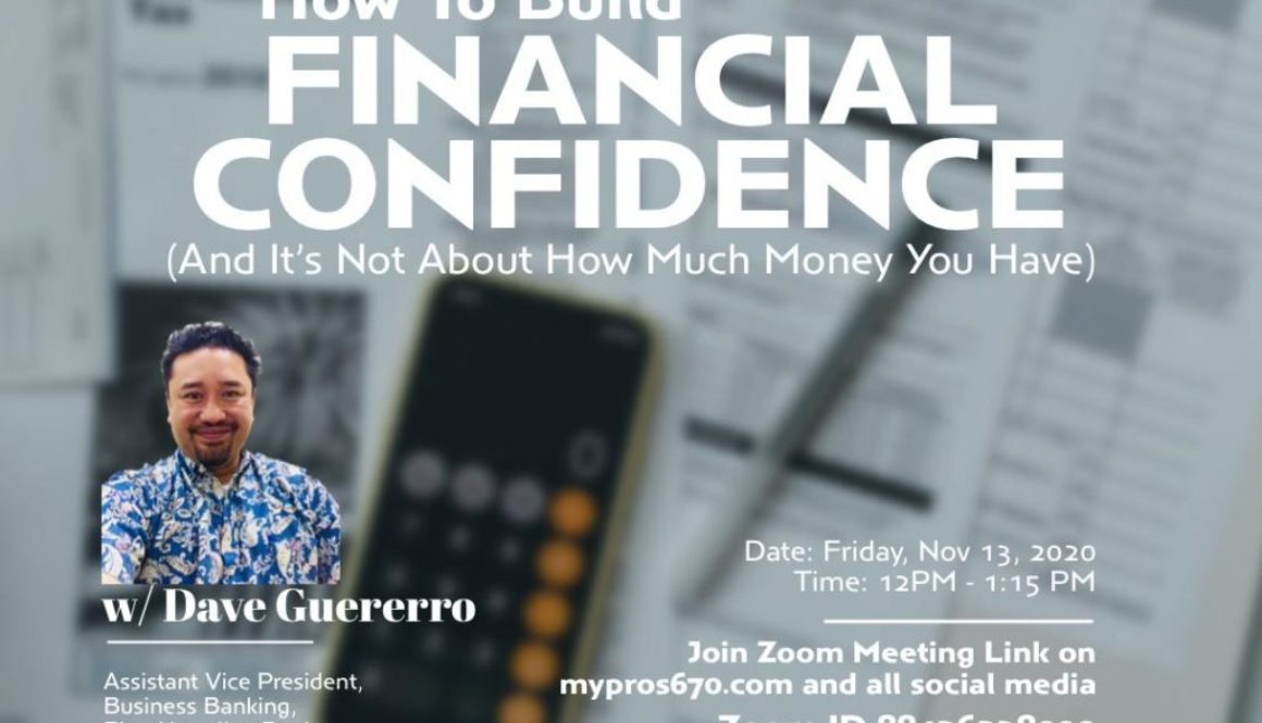 How To Build Financial Confidence w/ Dave Guerrero.